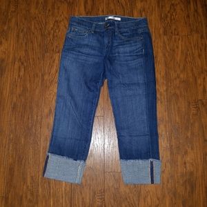 GUC women's size 27 cropped/cuffed Joe's jeans